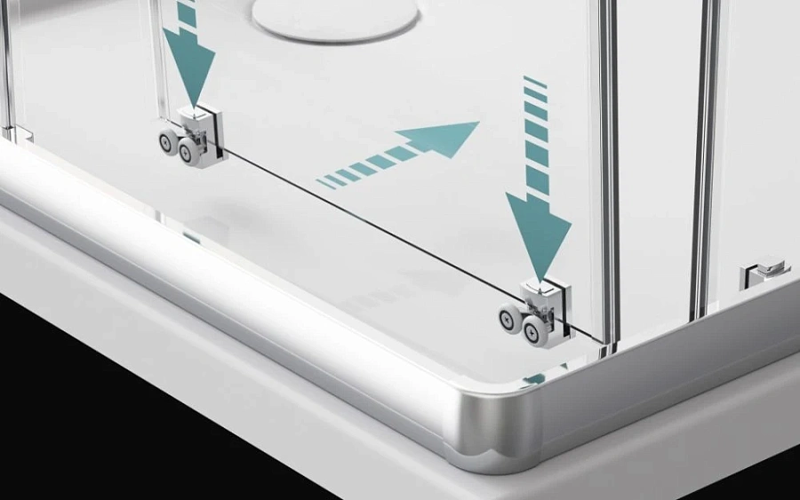 Душевые двери Radaway Premium Plus DWD 150х190 стекло прозрачное