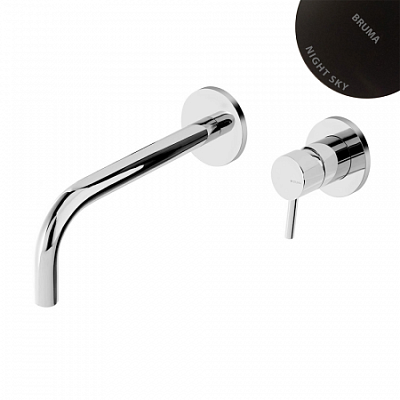 Внешняя часть смесителя для раковины. Длина излива 170мм Bruma Lusitano E107 850 1NS Night Sky