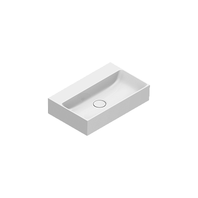 Раковина Catalano Premium 50х35, арт.0220550001, без отв. под смеситель, белый глянцевый