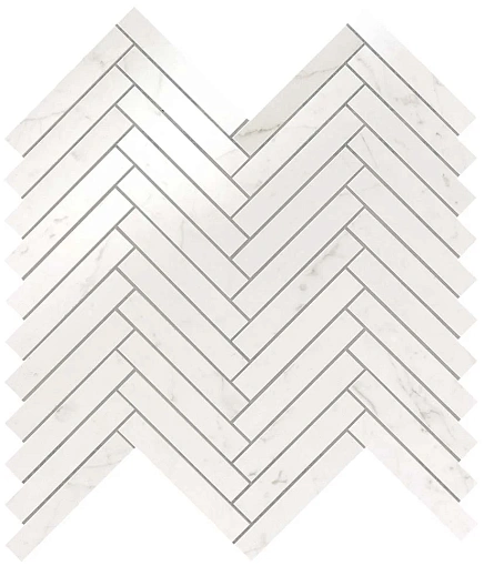 Мозаика Marvel Carrara Pure Herringbone Wall Мозаика Marvel Carrara Pure Herringbone Wall