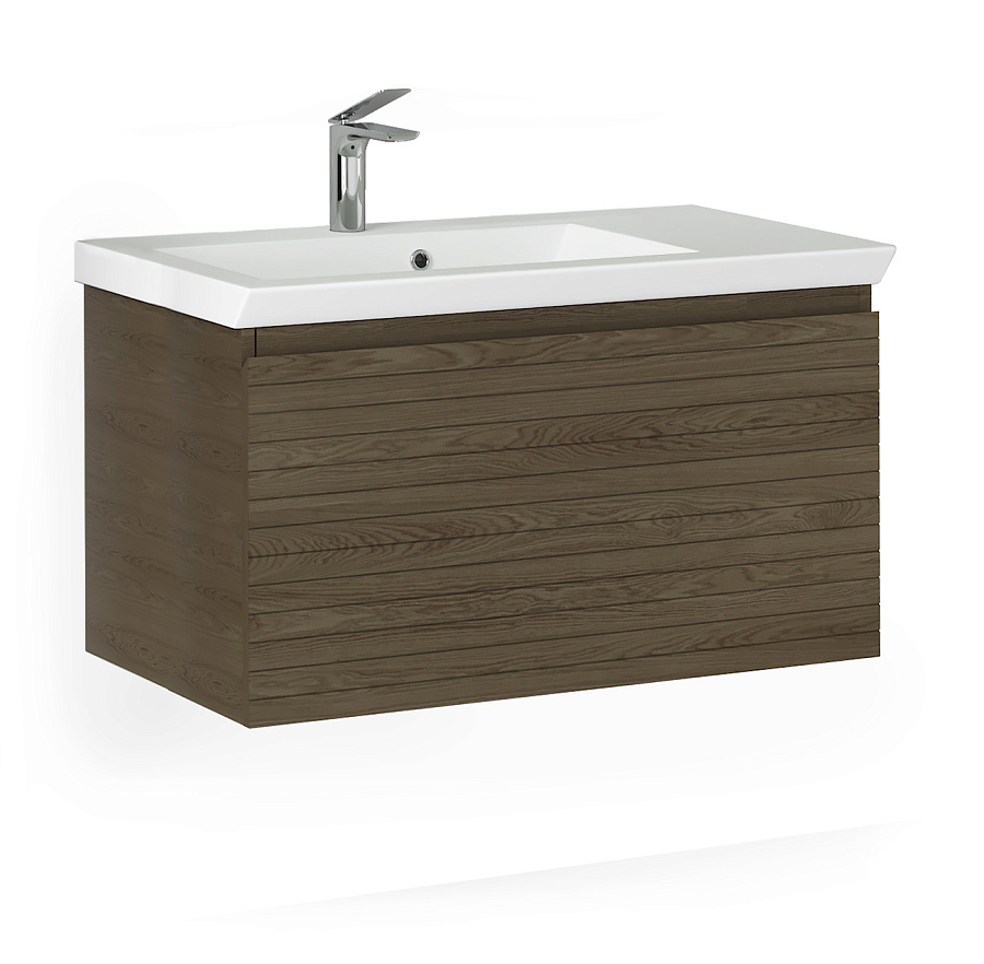 Тумба под умывальник Raval Meier 85 подвесной каштан