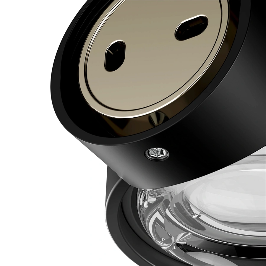 Держатель стакана Keuco Reva 12850019000 черный матовый