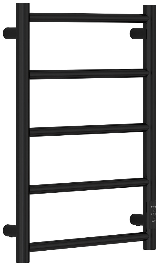 Электрический полотенцесушитель Стилье Формат 27 600х400 правый, Чёрный, арт.17528-6040