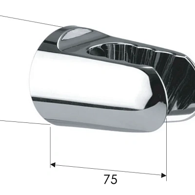 Держатель ручного душа Remer 339R3, хром