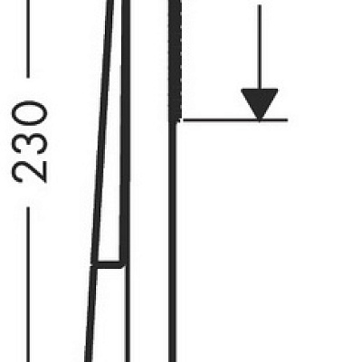 Ручной душ-палочка Hansgrohe Pulsify E Baton EcoSmart, хром, 24320000