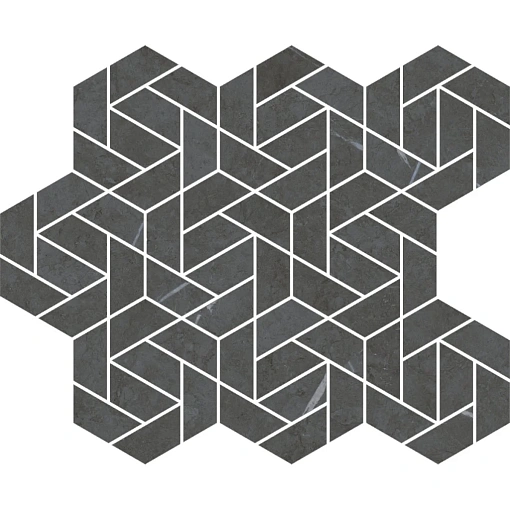 Мозаика Metropolis IMPERIAL BLACK MOSAICO ICON 28.6*34.7