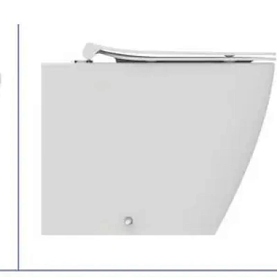 Унитаз приставной Standard i.life B безободковый RimLS+, c сиденьем Soft-Close