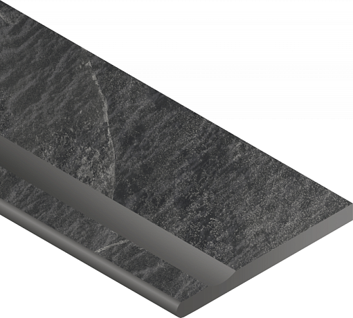 Бортик Italon MATERIA TITANIUM BOR.30X120 SVASATO ROUND SX / МАТ.ТИТАНИО 30X120 С ВЫЕМ.ЗАК.ЛЕВ