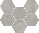 Мозаика Coliseum EXPO GREY MOSAICO HEXAGON / ЭКСПО ГРЭЙ MOSAICO HEXAGON