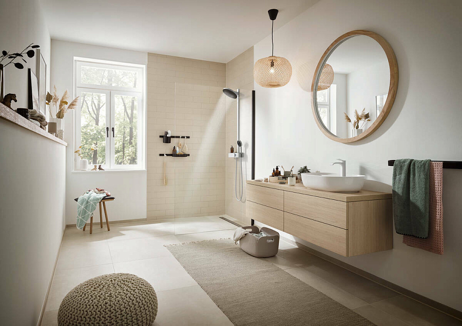 Hansgrohe WallStoris Поручень черный матовый 27926670