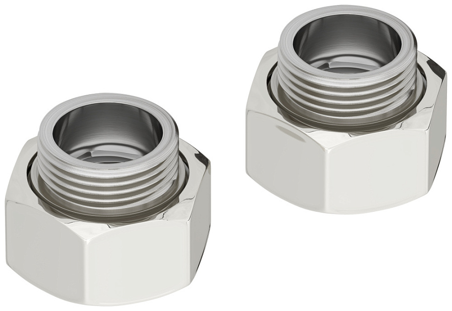 Комплект фитингов Стилье прямой (G 1" НГ х G 3/4" НР) / 2 шт.