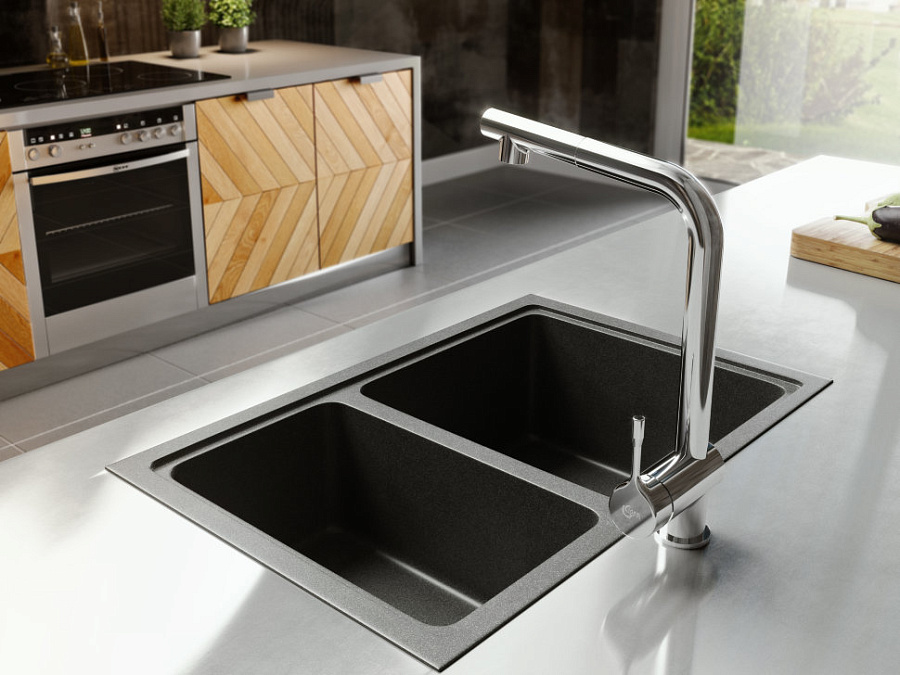 Смеситель Ideal Standard Ceralook для кухонной мойки, хром глянцевый, BC176AA, цвет хром