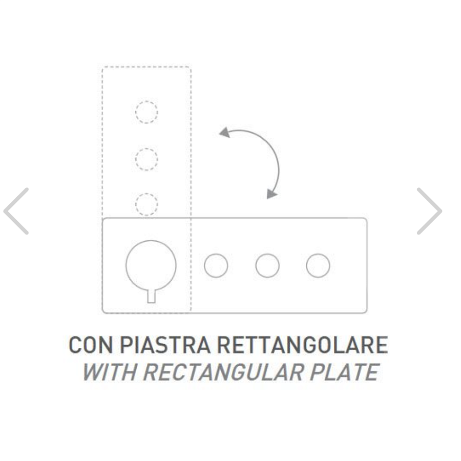 Смеситель для душа Remer Chrono CH98D5WB, хром