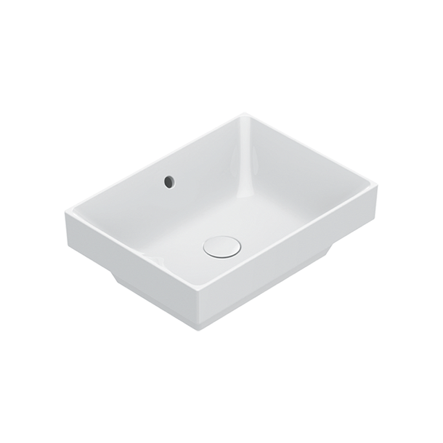 Раковина Catalano Zero 50х37, арт.0124500001, белый глянцевый