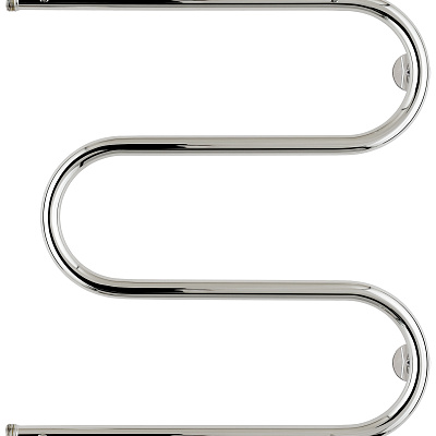 Водяной полотенцесушитель Стилье М-образный 2 полки 600х600 резьба-сгон 1", Без покрытия, арт.00014-6060