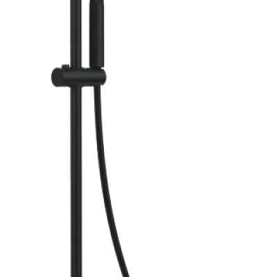 Душевая система с изливом Remer Energy EY34A8MPMD25NO, черный матовый