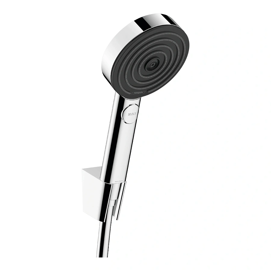 Душевой набор Hansgrohe Pulsify 105, 3jet, шланг 160 см, хром, 24303000