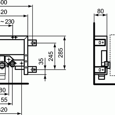 Инсталляция для биде Ideal Standard ProSys R016567