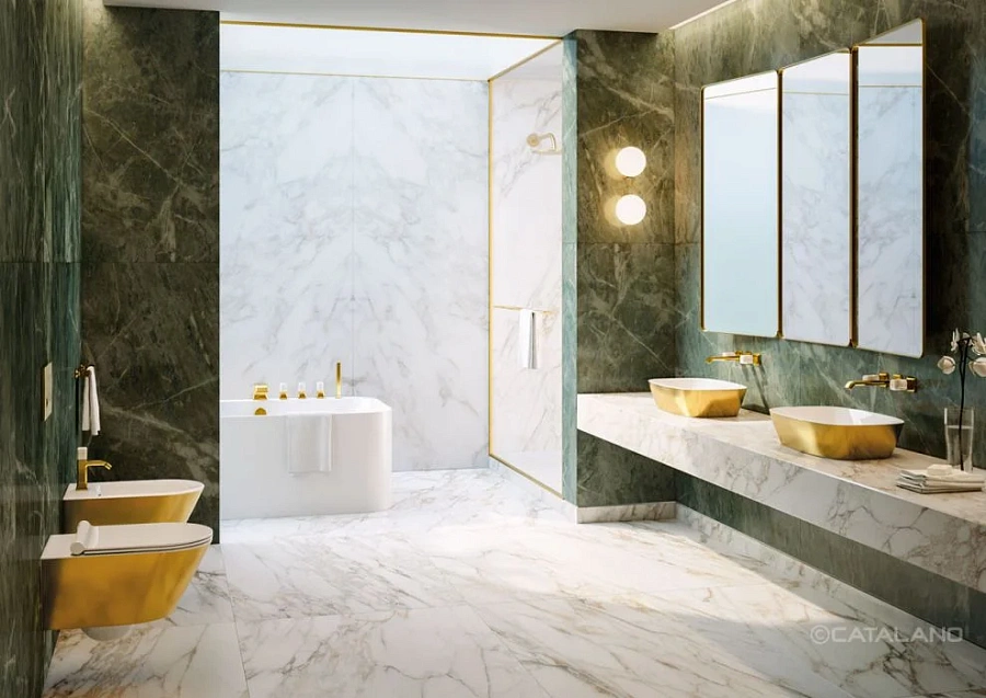 Унитаз подвесной Catalano Zero 55х35, GOLD&SILVER, торнадо, арт1111550042