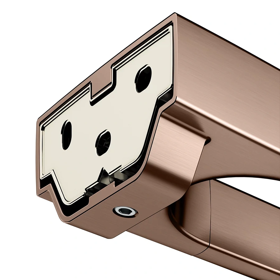 Полотенцедержатель 2-рычажный Keuco Moll 450 мм 12718290000 красное золото шлифованное