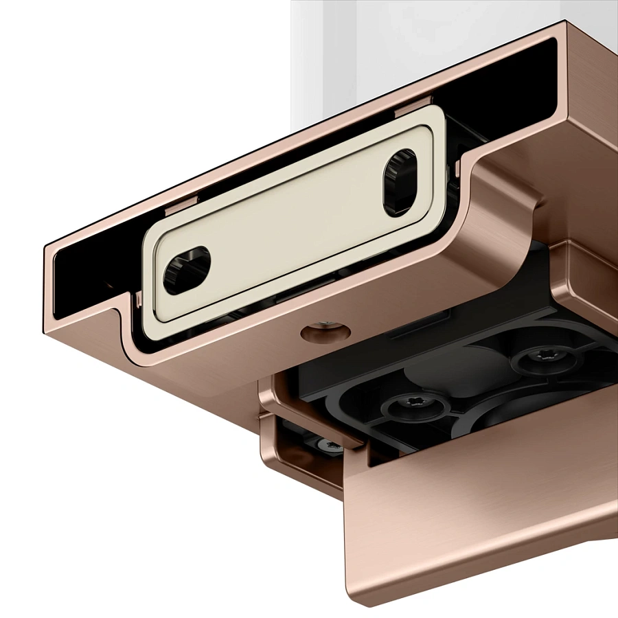 Дозатор для мыла со съёмным стаканом для жидкого мыла Keuco Moll 12752299000 красное золото шлифованное