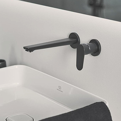 Смеситель для умывальника Ideal Standard Silk Black Cerafine O BD133XG черный матовый