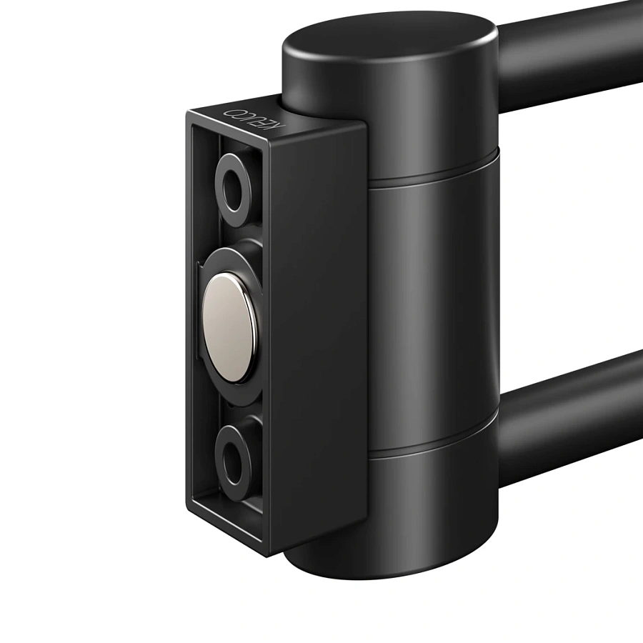 Полотенцедержатель 2-рычажный Keuco Plan 14918370000 438 мм черный матовый