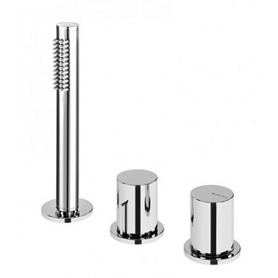 Смеситель на борт ванны, с ручным душем Bruma Elo - 2 выхода Avalon 189 500 1NS Night Sky