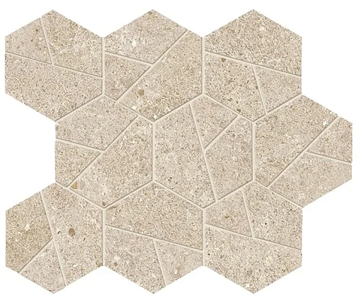 Мозаика Boost Stone Cream Mosaico Hex