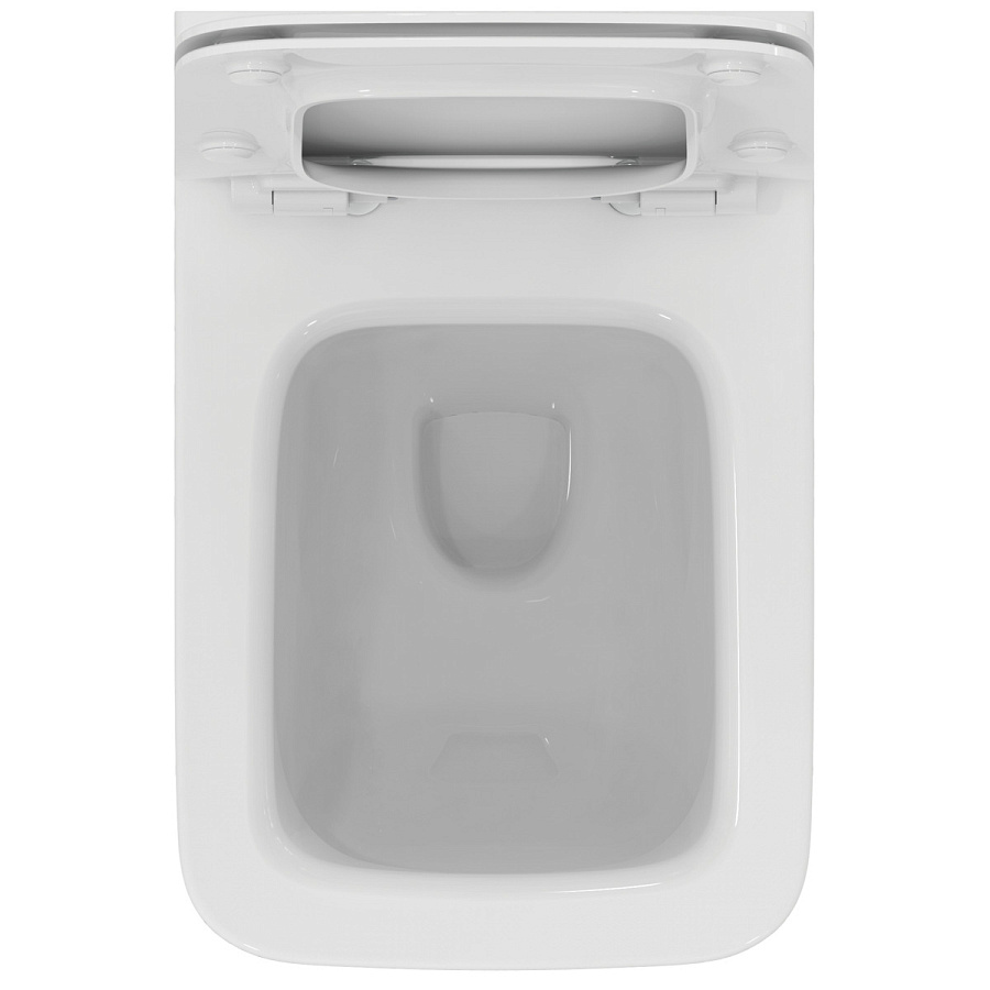 Унитаз подвесной Ideal Standard Blend Cube Aquablade с сиденьем T368601+T521101