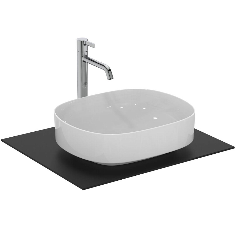 Раковина-чаша Ideal Standard Atelier Linda-X 45x38 см T440001 без перелива, белый глянцевый