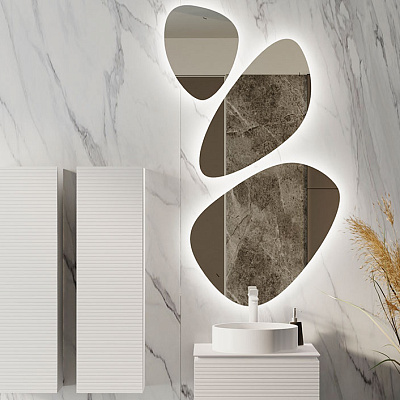 Комплект комбинаторных зеркал Jorno Stone 3 шт (капля)