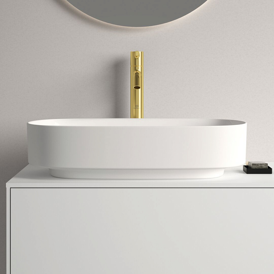 Раковина-чаша Ideal Standard Atelier Linda-X 55x38 см T4402V1 без перелива, белый матовый