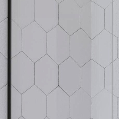 Шторка на ванну Radaway Idea Black PNJ 60 (прозрачное)