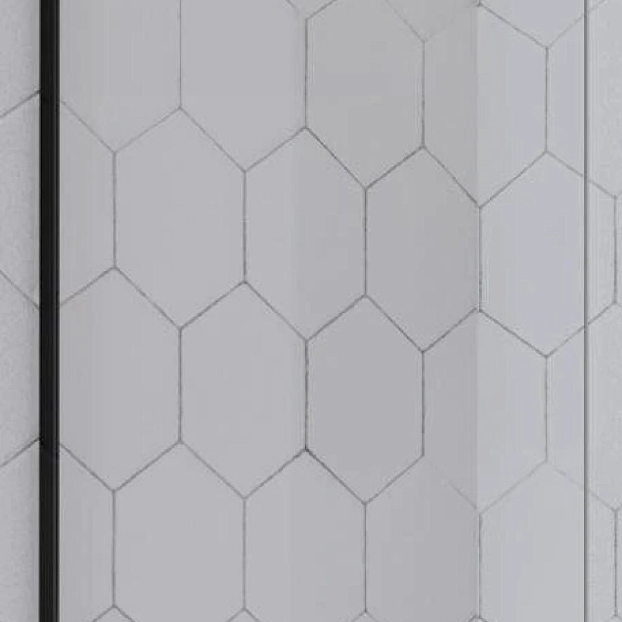 Шторка на ванну Radaway Idea Black PNJ 60 (прозрачное)