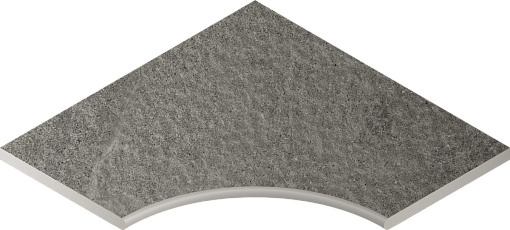 Бортик Italon CONTEMPORA CARBON BOR.60X60 ANG.ROUND 30 / КАРБОН 60X60 УГЛ.ЗАКР.30