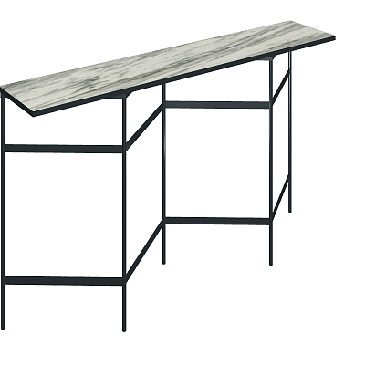 Книжный стеллаж со столешницей из керамогранита Italon Home TRINITY 150х30