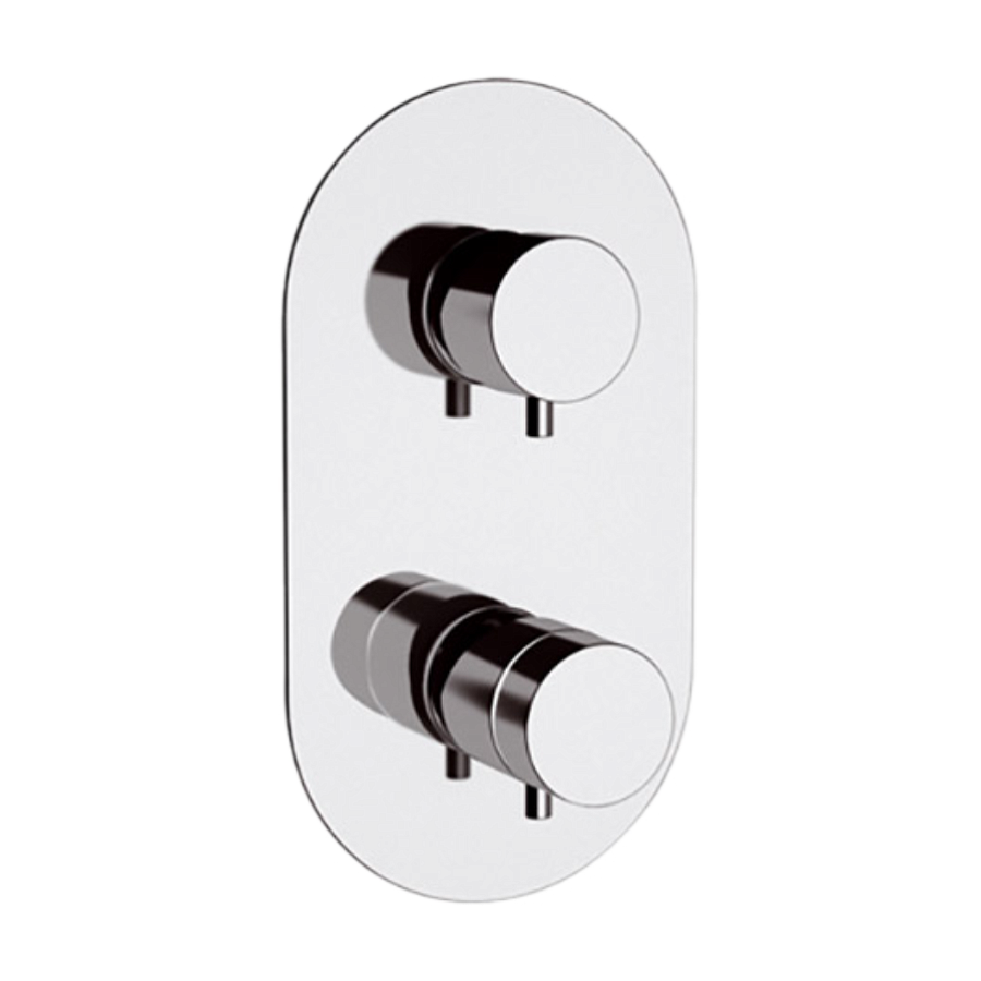 Смеситель термостатический для душа Remer Elegance NT92, хром