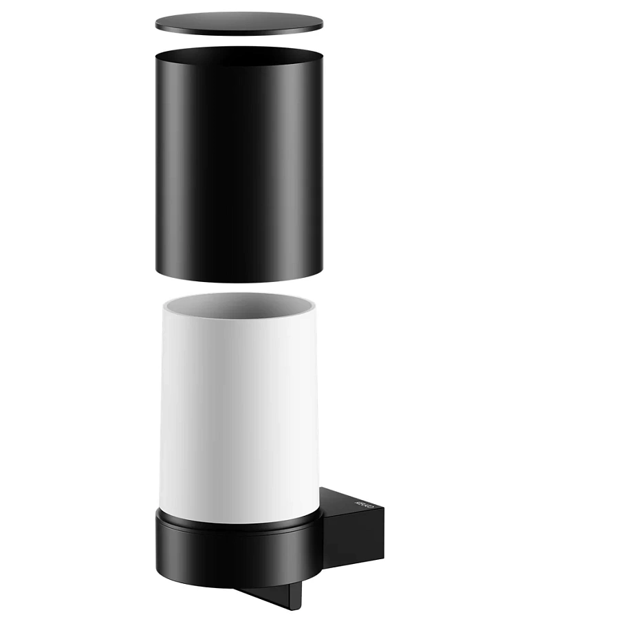 Крючок для полотенца с упором для двери Keuco Plan 14911370000 черный матовый