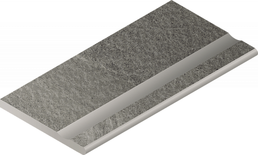 Бортик Italon CONTEMPORA CARBON BOR.30X60 SVASATO ROUND / КАРБОН 30X60 С ВЫЕМКОЙ ЗАКРУГЛЁННЫЙ