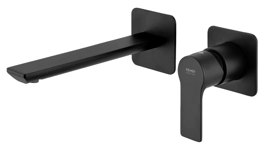 Смеситель для раковины Remer Energy EY15PLNO, черный матовый