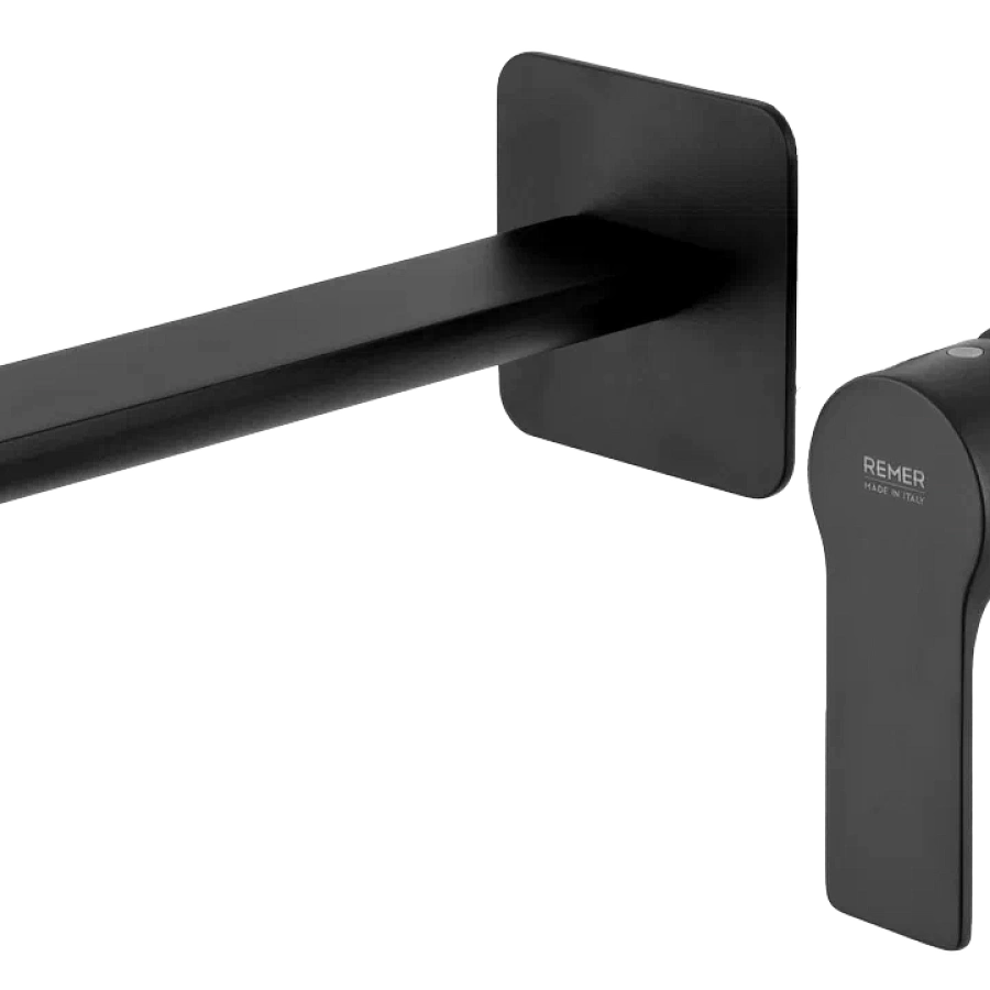 Смеситель для раковины Remer Energy EY15PLNO, черный матовый