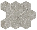 Мозаика Boost Stone Grey Mosaico Hex