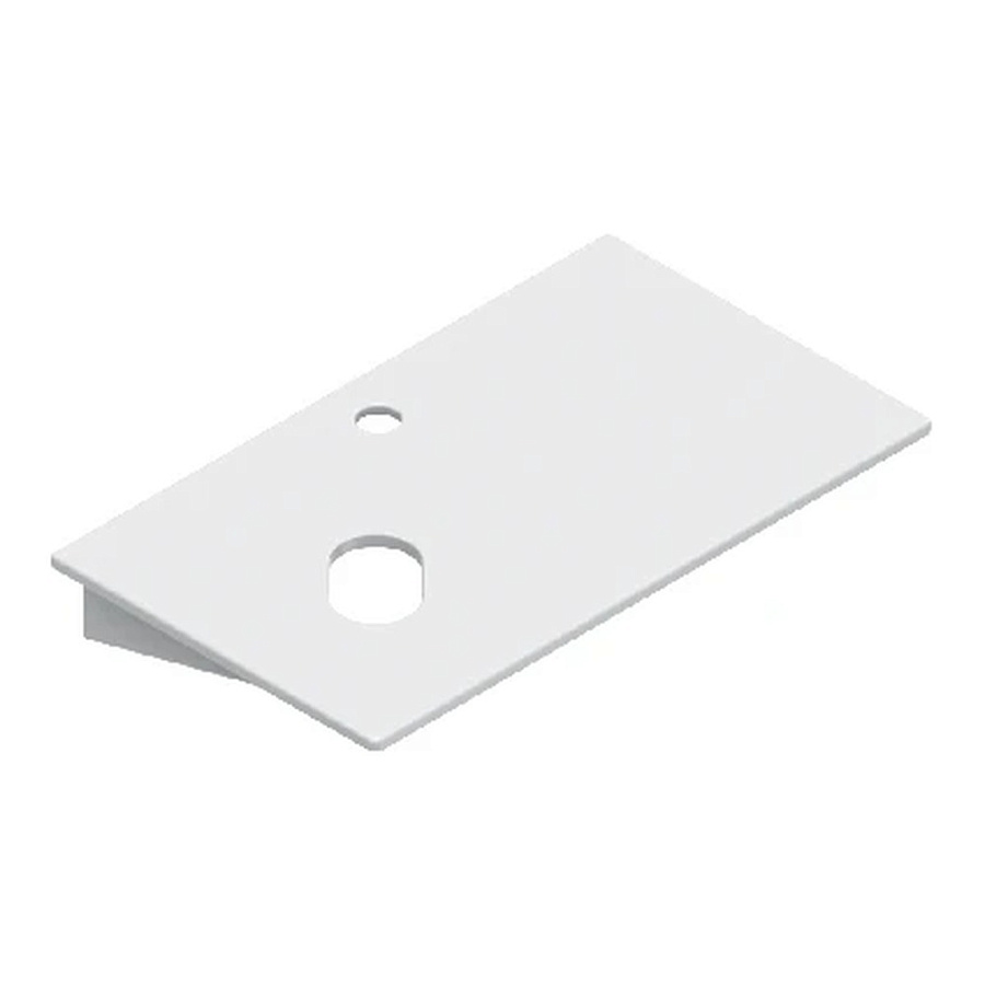 Столешница керамическая Catalano Ceramic Top 0830640001 белый 60*35, вырез под чашу слева