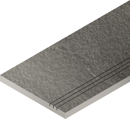 Бортик Italon CONTEMPORA CARBON BOR.30X60 GRIP DX / КАРБОН 30X60 ГРИП ПР