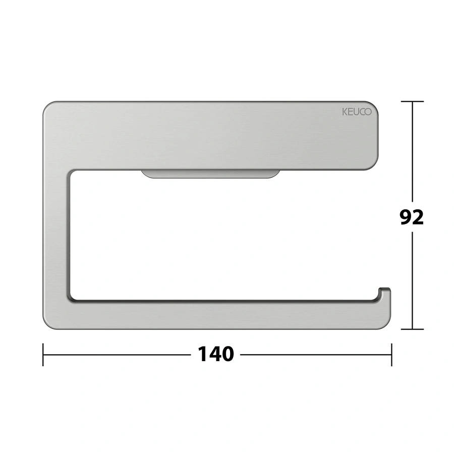 Держатель туалетной бумаги Keuco Moll 12762210000 покрытие в нержавеющей стали
