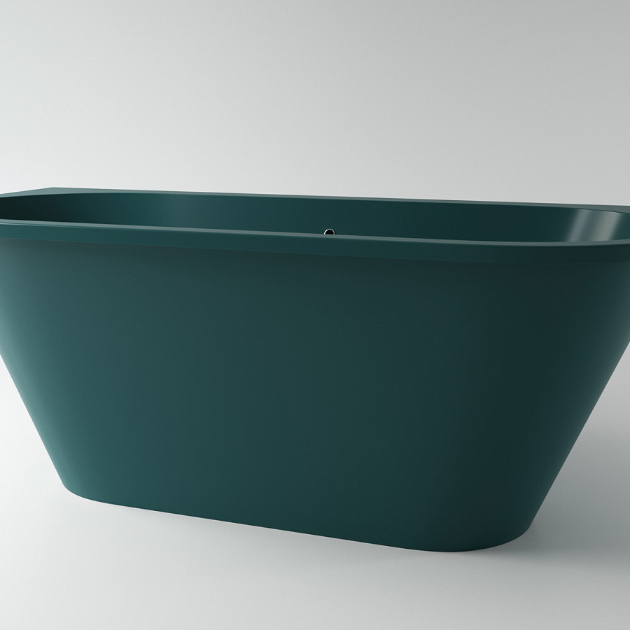 Ванна каменная Holbi Galatea Solid Surface белый матовый