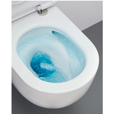 Унитаз подвесной безободковый Catalano Sfera 55x35, атласная вода, арт.511550028