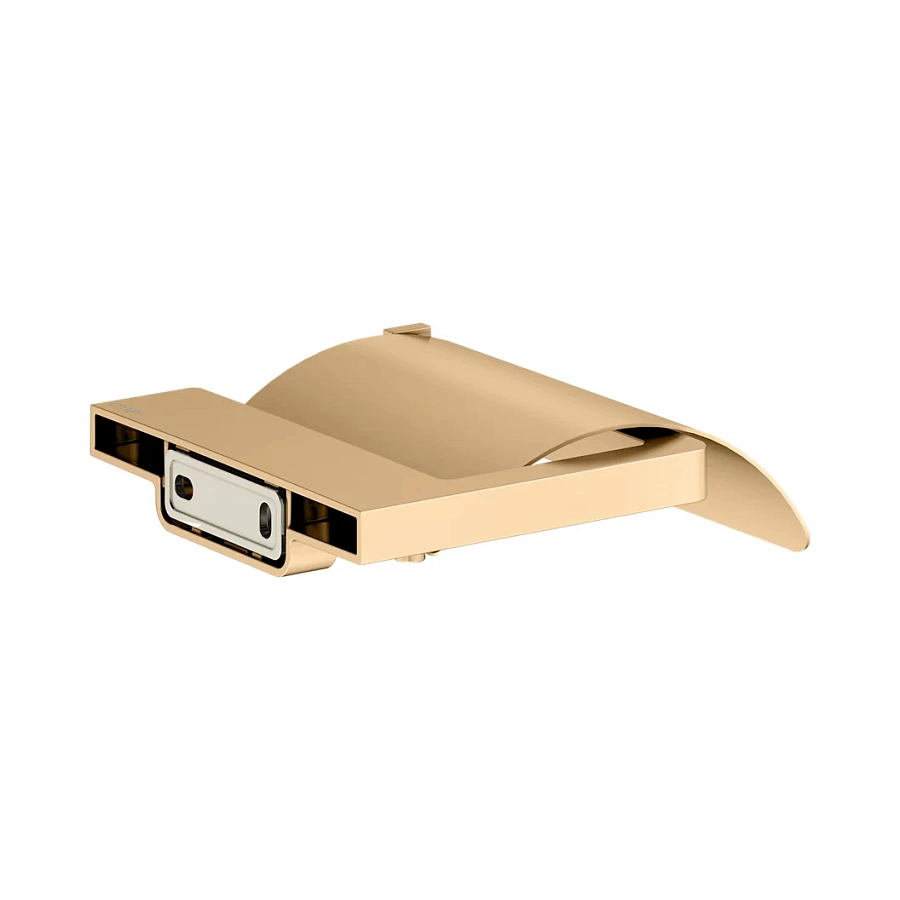 Держатель туалетной бумаги с крышкой Keuco Moll 12760250000 латунь шлифованная