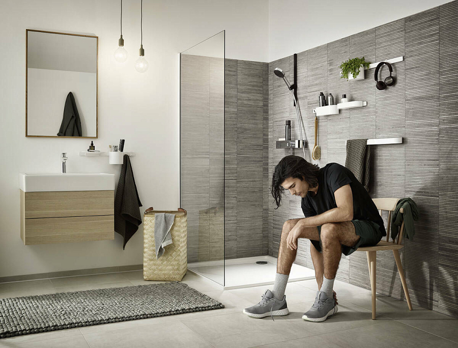 Hansgrohe WallStoris Поручень черный матовый 27926670